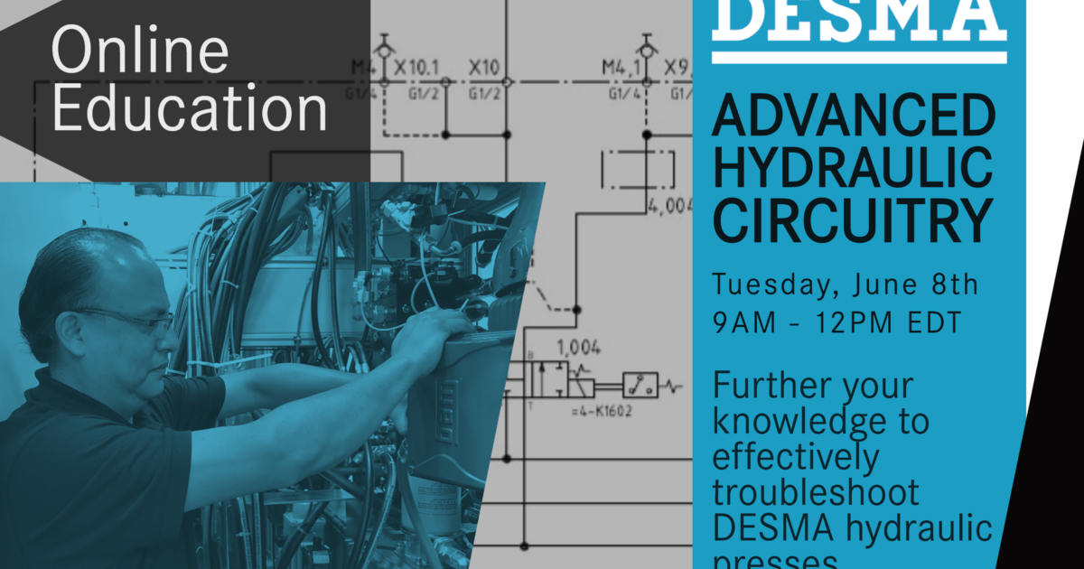 Desma to offer online course on advanced hydraulic circuitry Rubber News